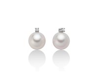 Orecchini Miluna Donna La Perla Regina in Oro bianco Diamante PER1777